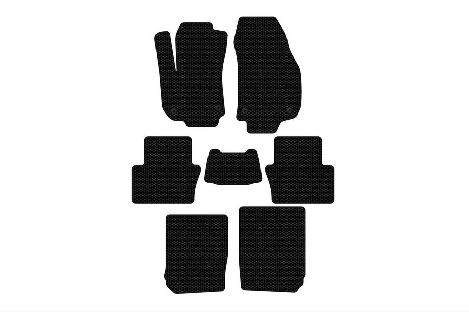 Opel Zafira B 2005–2011 Gummimatten Carsuit (3 Reihen, schwarz) Image