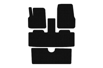 Renault Espace 2002-2014 Gummimatten Carsuit (3 Reihen, 7-Sitzer, schwarz) Foto 1