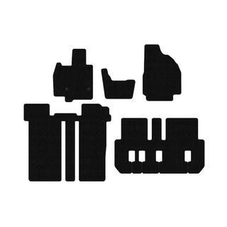 Gummimatten Carsuit (3 Reihen, 6-Sitzer, schwarz) Toyota Previa 2006-2019 Foto 1
