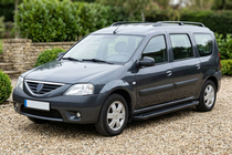 Dacia Logan MCV 2004-2014 Trittbretter Allmond Black (2 Stk., Aluminium) Foto 3