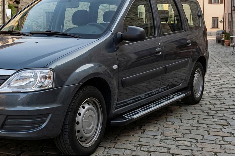 Dacia Logan MCV 2004-2014 Seitenschweller Sunrise (2 Stk., Aluminium) Image