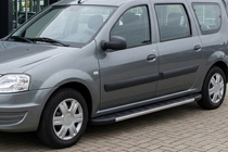 Dacia Logan MCV 2004-2014 Trittbretter Duru (2 Stk., Aluminium) Foto 1
