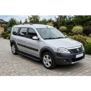 Seitenschweller Bosphorus Black (2 Stk., Aluminium) Dacia Logan MCV 2004-2014 Foto 3