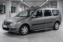 Renault Logan MCV 2005-2013 Seitenschweller RedLine V1 (2 Stk., Aluminium) Foto 1