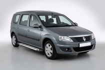 Renault Logan MCV 2005-2013 Seitenschweller Line (2 Stk., Aluminium) Foto 1