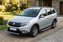 Dacia Logan MCV 2013-2020 Seitenschweller RedLine V1 (2 Stk., Aluminium) Foto 1