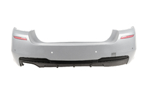 BMW 5 Series F10/F11 2010–2016 Heckstoßstangen-Diffusor für einseitige Doppelendrohre (für M-Performance) Foto 1
