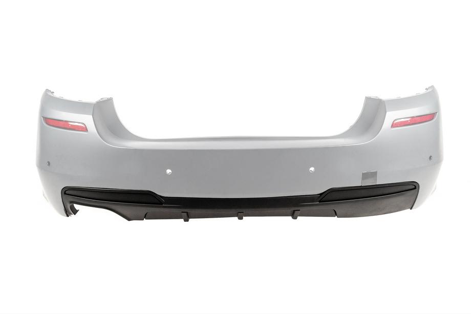 BMW 5 Series F10/F11 2010–2016 Heckstoßstangen-Diffusor für einseitige Doppelendrohre (für M-Performance) Image