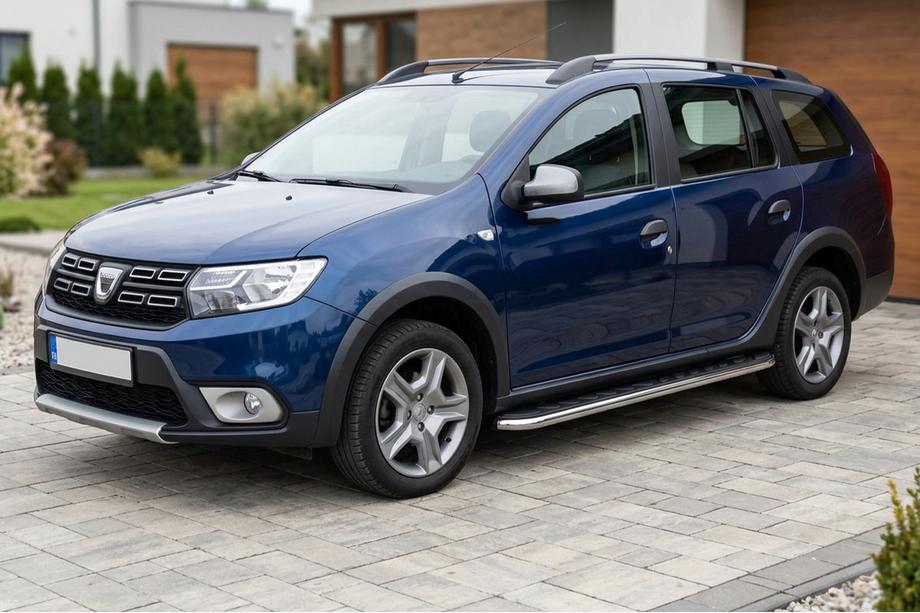 Dacia Logan MCV 2013-2020 Trittbretter Maydos V1 (2 Stk., Aluminium & Edelstahl) Image