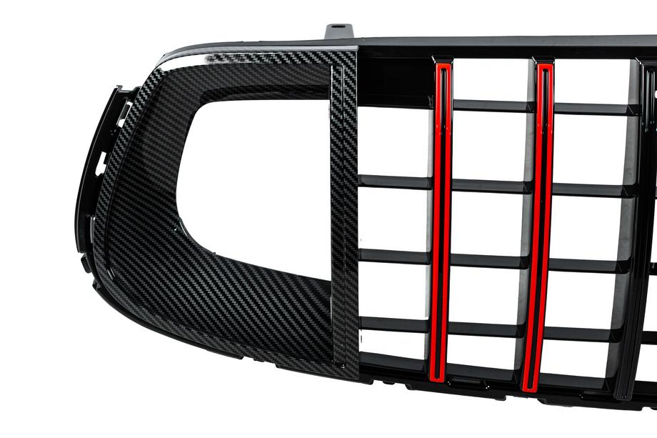 Mercedes GLC coupe C253 2016-2023 Frontgrill GT Panamericana GT-R (für GLC 43 AMG/GLC 63 AMG/AMG-Line 2019-2022) Foto 7
