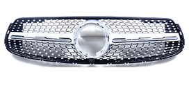 Mercedes GLC coupe C253 2016-2023 Frontgrill Diamond Silber (für GLC 43 AMG/GLC 63 AMG/AMG-Line 2019-2022) Ohne Kameravorbereitung Foto 2