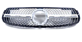 Mercedes GLC coupe C253 2016-2023 Frontgrill Diamond Silber (für GLC 43 AMG/GLC 63 AMG/AMG-Line 2019-2022) Foto 2