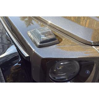 Motorhauben-Blinker W464-Black V2 (2018-2022, 2 Stk)