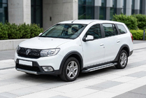 Dacia Logan MCV 2013-2020 Trittbretter Rainbow (2 Stk., Aluminium) Foto 1