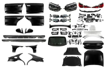 Mercedes S-class W221 2005-2013 W223 Facelift-Umbaukit mit Türgriffen und Zierleisten (ohne Stoßfänger) Foto 1