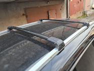 Audi Q7 2005-2015 Dachträger (Querträger) für integrierte Reling abschließbar WingCarrier V2 (2 Stk) Schwarz Foto 1