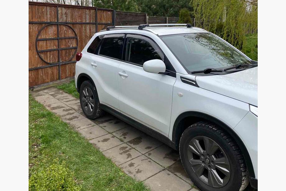Suzuki Vitara 2015- Dachträger (Querträger) für integrierte Reling abschließbar WingCarrier V2 (2 Stk) Grau Foto 2