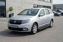 Renault Logan MCV 2013-2022 Trittbretter Allmond Black (2 Stk., Aluminium) Foto 1