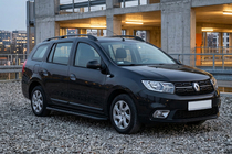 Renault Logan MCV 2013-2022 Seitenschweller Bosphorus Black (2 Stk., Aluminium) Foto 1