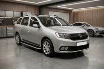Renault Logan MCV 2013-2022 Seitenschweller Tayga Grey (2 Stk., Aluminium) Foto 1