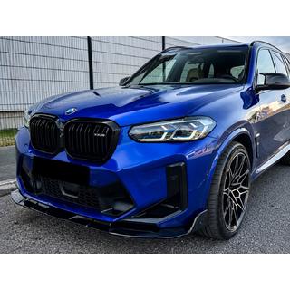 Front Lip Spoiler (für F97 2022-2024, Schwarz Glanz) BMW X3 G01 2018- Foto 1