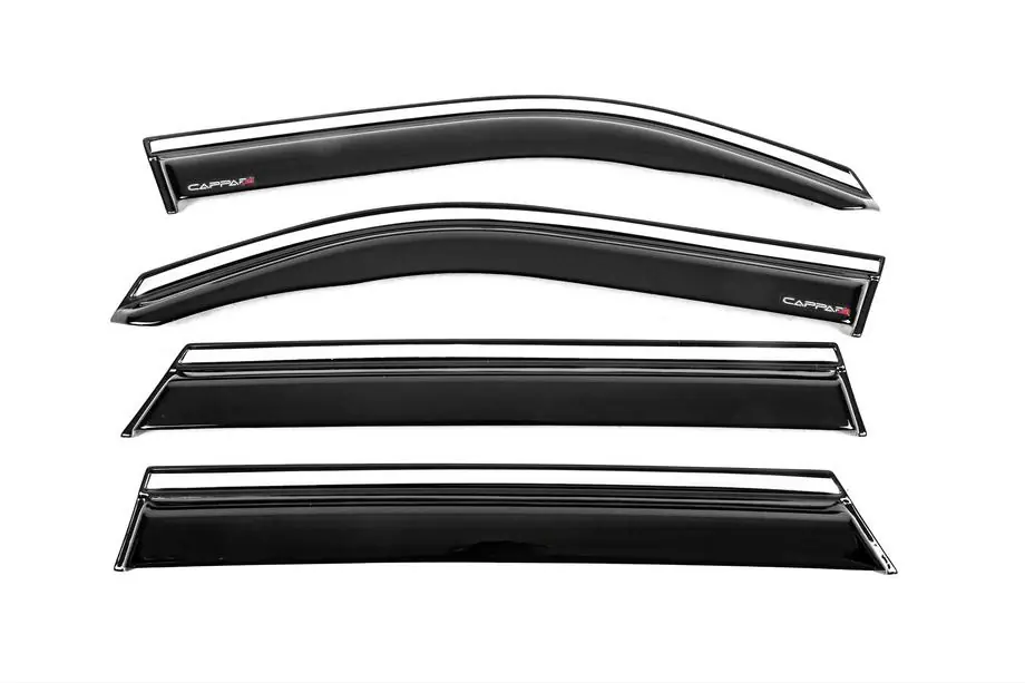 Dacia Duster 2024- Windabweiser mit Chromleiste EuroCap (4 Stk.) Image