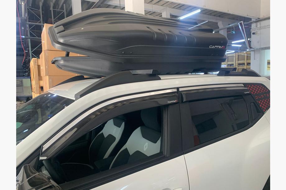Renault Duster 2024- Windabweiser mit Chromleiste EuroCap (4 Stk.) Image