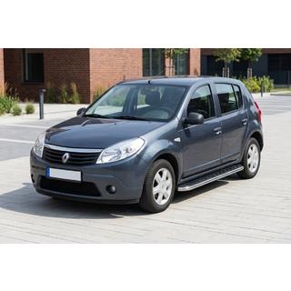 Trittbretter Maydos V1 (2 Stk., Aluminium & Edelstahl) Dacia Sandero 2007-2013 Foto 1