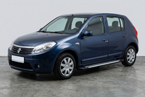Renault Sandero 2007-2013 Seitenschweller Line (2 Stk., Aluminium) Foto 1