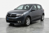 Dacia Sandero 2013-2020 Trittbretter Allmond Black (2 Stk., Aluminium) Foto 1