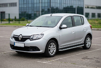 Renault Sandero 2013-2022 Seitenschweller Tayga Grey (2 Stk., Aluminium) Foto 1
