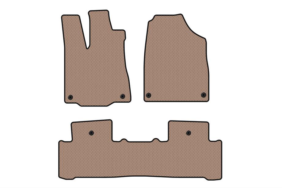 Acura MDX 2013-2020 Gummimatten Carsuit (2 Reihen, beige) Image