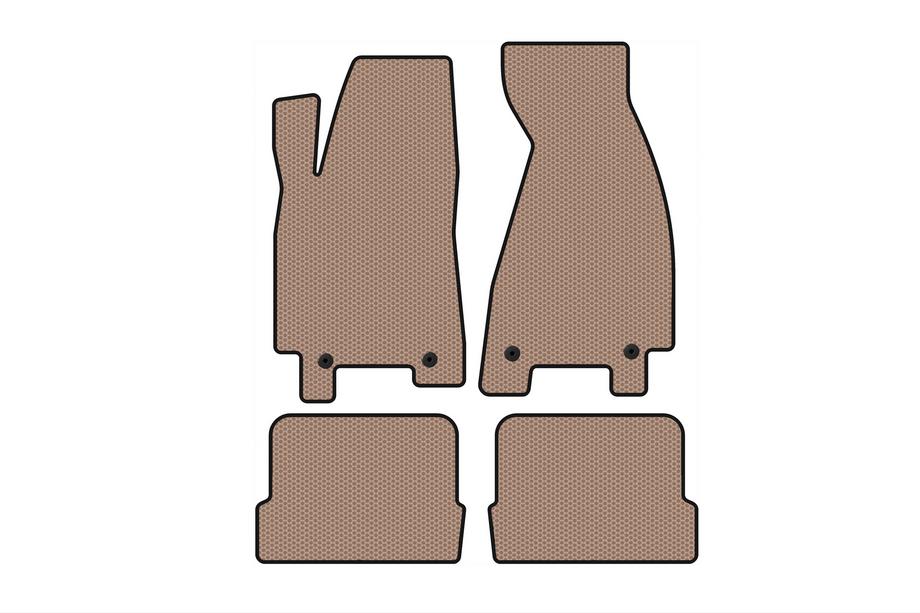Audi 80/90 1987-1996 Gummimatten Carsuit (1991-1996, Coupe, Beige) Foto 1