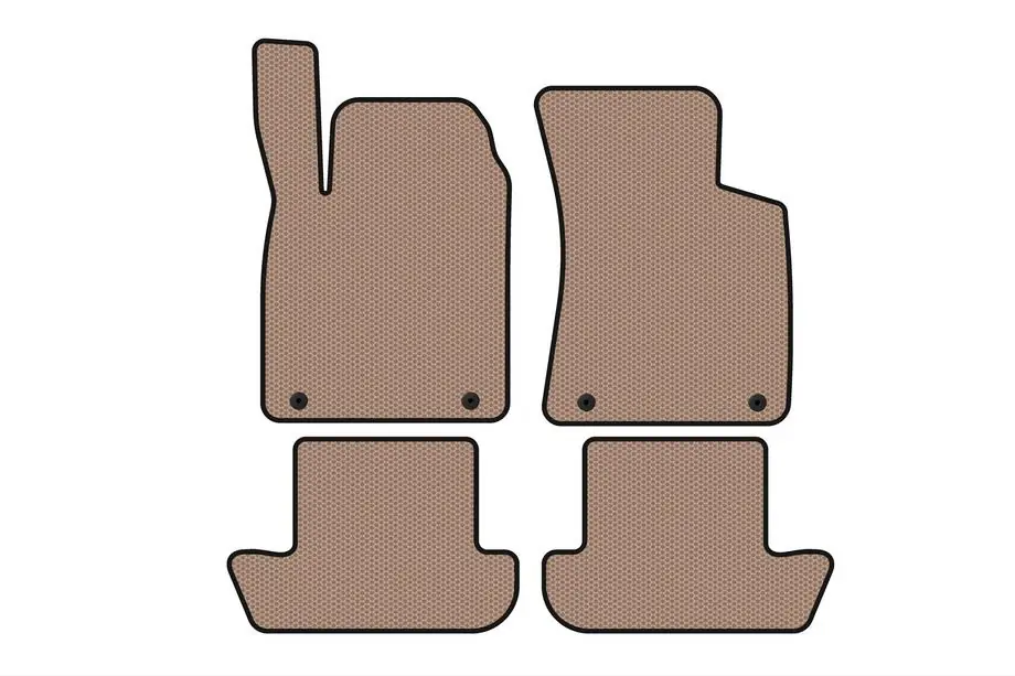 Audi TT 1998-2006 Gummimatten Carsuit (Coupé, beige) Foto 1
