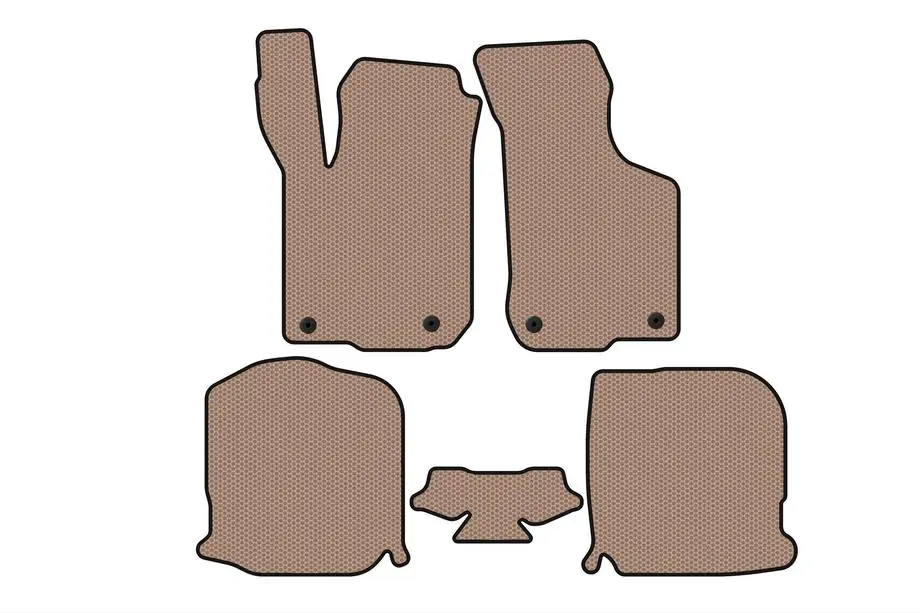 Audi A3 1996-2003 Gummimatten Carsuit (HB, 3-Türer, beige) Image