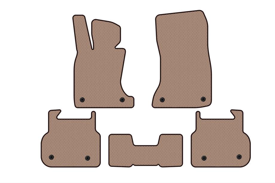 BMW 7 Series F01/F02 2008-2015 Gummimatten Carsuit (für F01, beige) Foto 1