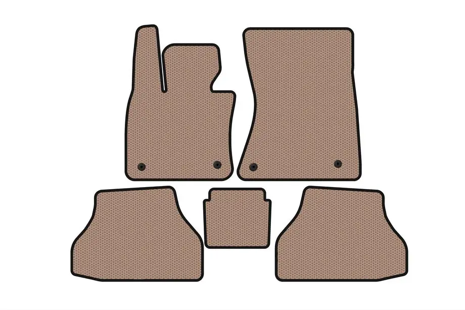 BMW X6 E71 2008–2014 Gummimatten Carsuit V-2 (Beige) Image