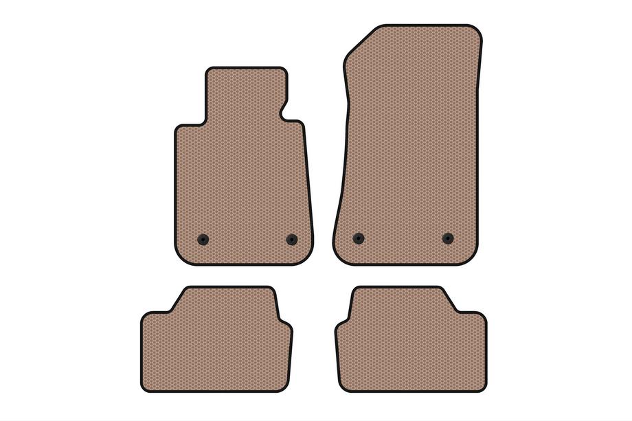 BMW 1 Series E81/E82/E87/E88 2004-2011 Gummimatten Carsuit (Beige) Image