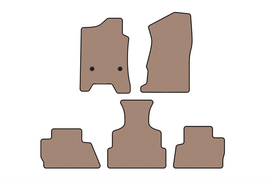 Chevrolet Tahoe 2014-2019 Gummimatten Carsuit (2014-2020, beige) Image