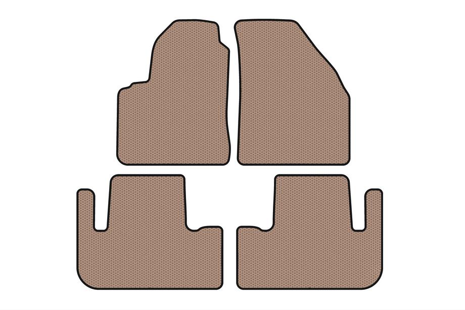 Chevrolet Tacuma/Rezzo 2000-2008 Gummimatten Carsuit (Beige) Image