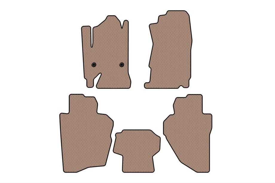 Chevrolet Silverado 2013-2019 Gummimatten Carsuit (Beige) Image