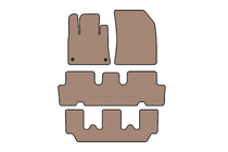 Citroen C-4 Picasso 2013–2022 Gummimatten Carsuit V1 (3 Reihen, beige) Foto 1