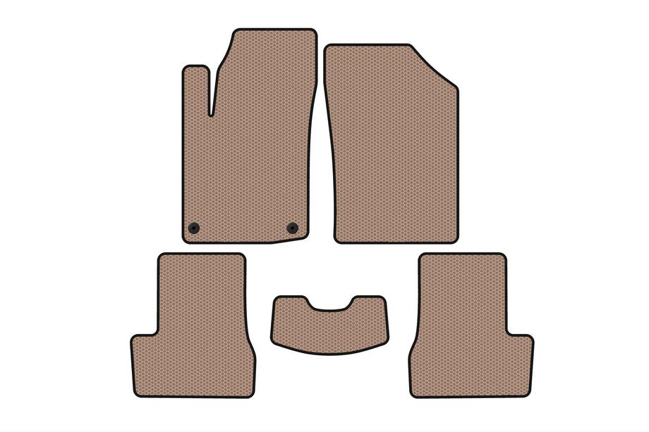 Citroen C-3 2009–2016 Gummimatten Carsuit (HB, beige) Image