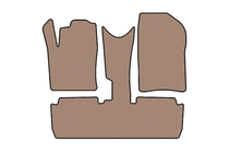 Citroen Xsara Picasso 1999-2012 Gummimatten Carsuit (Vor Facelift, Beige) Foto 1