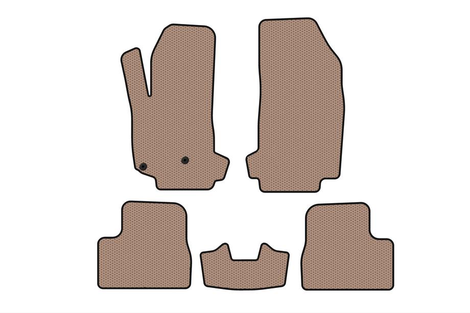 Citroen DS-3 2009-2016 Gummimatten Carsuit V-2 (Beige) Image