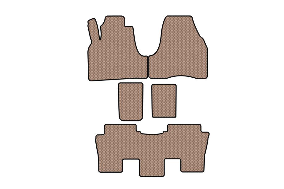 Citroen C-8 2002-2014 Gummimatten Carsuit (Beige) Image