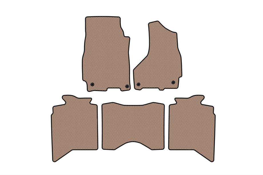 Dodge RAM (DS/DJ/D2) 2009–2024 Gummimatten Carsuit (ab 2013, 5-Sitzer, beige) Image