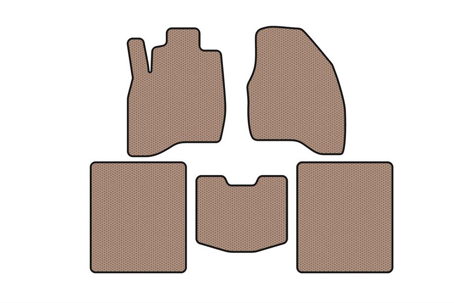 Ford Explorer 2011-2019 Gummimatten Carsuit (2015-2019, 5-Sitzer, beige) Foto 1
