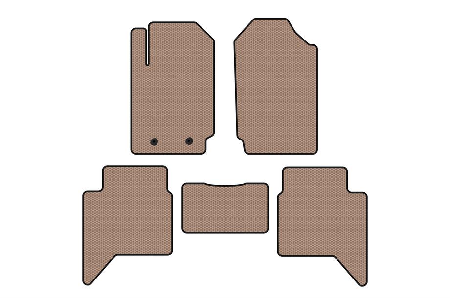 Ford Ranger 2011–2022 Gummimatten Carsuit (Beige) Foto 1