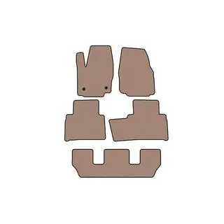 Gummimatten Carsuit (3 Reihen, beige) Foto 1